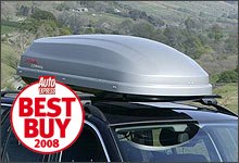 KAMEI Corvara 390K metallic silver roof box
